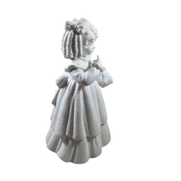 Vtg department 56 "Flower Girl" Figurine Porcelain silhouette treasures wedding - Picture 3 of 8
